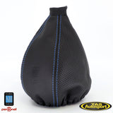 Nardi Leather BLUE Stitching Shift Boot Gaiter