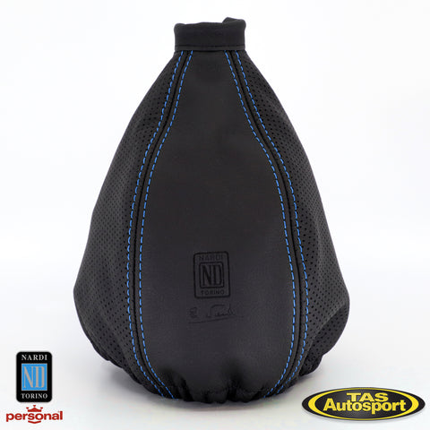 Nardi Leather BLUE Stitching Shift Boot Gaiter