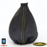 Nardi Leather Yellow Stitching Shift Boot Gaiter