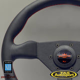 Nardi Grinta Leather Red Stitching 350 Steering Wheel