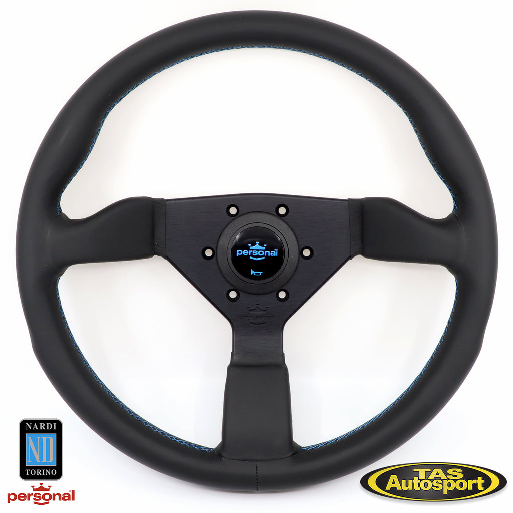 Nardi Grinta Blue Stitch 350 Steering Wheel – Tas Autosport