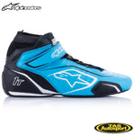 ALPINESTARS TECH-1 T V3 SHOES CYAN BLUE/BLACK/WHITE