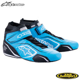 ALPINESTARS TECH-1 T V3 SHOES CYAN BLUE/BLACK/WHITE