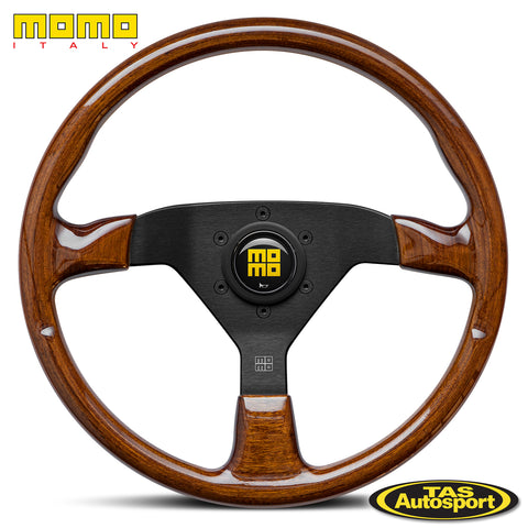 MOMO HERITAGE MONTECARLO WOOD BLACK 350