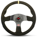 STEERING WHEEL SUEDE CORSA 13" / 330MM INDICATOR CONTOURED GRIP