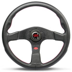 STEERING WHEEL LEATHER CORSA 14" / 350MM CONTOURED GRIP