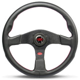 STEERING WHEEL LEATHER CORSA 14" / 350MM CONTOURED GRIP