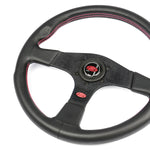 STEERING WHEEL LEATHER CORSA 14" / 350MM CONTOURED GRIP