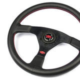 STEERING WHEEL LEATHER SPRINT 14" / 350MM ROUNDED GRIP