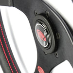 STEERING WHEEL LEATHER SPRINT 14" / 350MM ROUNDED GRIP