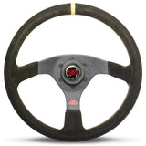 STEERING WHEEL SUEDE SPRINT 14" / 350MM INDICATOR ROUNDED GRIP