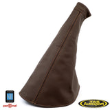 Nardi Brown Smooth Leather Hand Brake Gaiter