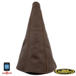 Nardi Brown Smooth Leather Hand Brake Gaiter