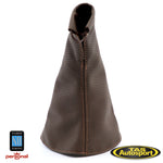 Nardi Brown Perforated Leather Hand Brake Gaiter