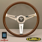 Nardi ND Classic Mahogany Polished Spokes 360 Steering Wheel 5061.36.3000