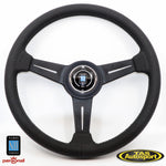 NARDI ND CLASSIC BLACK STITCHING 340mm STEERING WHEEL