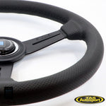 NARDI ND CLASSIC BLACK STITCHING 340mm STEERING WHEEL