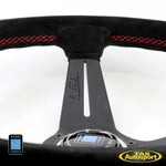 Nardi Deep Corn – Suede - Black Spokes & Red Stitching – 350mm 6069.35.2094