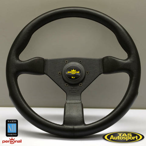 Personal GRINTA Steering Wheel – Polyurethane with Black Spokes – 350mm 8430.35.2001