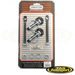 Grayston Alloy Slide Guide Bonnet Pins Black