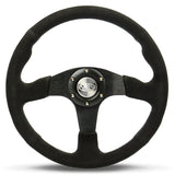 Steering Wheel Suede 14" ADR Black Spoke