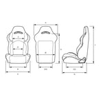 SAAS GT Seat Dual Recline Black/Black ADR Compliant