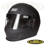 Racelid DF-X  Matt Black Car Racing Helmet