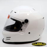 Racelid DF-X White Helmet & HANS Device Package