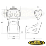 Cobra Evolution PRO Standard Width Race Seat