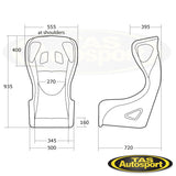 Cobra Evolution PRO Standard Width Race Seat