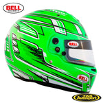 Bell KC7-CMR Kart Helmet - Champion Green