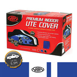 Car Cover Indoor Classic Ute Large 5.3m Blue With White Stripes