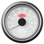 Exhaust Temp Gauge 0°-900° 52mm White Muscle Series