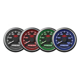 Oil Press Gauge 0-100psi 52mm Black Muscle Series