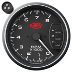 Tachometer 0-8K Shiftlite 3-3/4 Black Muscle Series