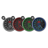 Tachometer 0-10K Shiftlite 5" Black Muscle Series