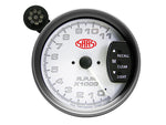 Tachometer 0-10K Shiftlite 5" White Muscle Series