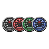 Boost Gauge Diesel 0-60 psi 52mm Black Muscle Series