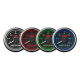 Vacuum Gauge 0-30inHg 52mm Black Muscle Series