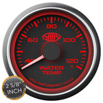 Water Temp Gauge 40°-120° 2 5/8 inch Black Muscle Series