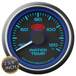 Water Temp Gauge 40°-120° 2 5/8 inch Black Muscle Series