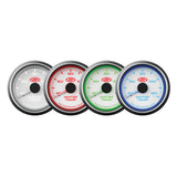 Water Temp Gauge 40°-120° 52mm White Muscle Series