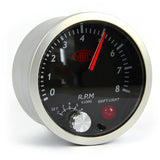 Tachometer Petrol 0-8K Shiftlight 3 1/2" 89mm Black Street Series