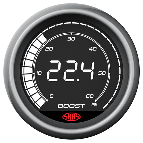 Boost Gauge Diesel 0-60psi 52mm Digital Series