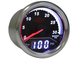 Dual Gauge Boost 0-30 Psi/Oil Pressure 140 Psi Trax Series