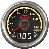 Dual Gauge Oil Pressure 140 Psi/Water Temp 40°-120° Analogue/Digital Trax Series