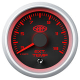 Exhaust Temp Gauge 300°-1300° 52mm Black Muscle Series 2