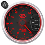 Tachometer 0-8K Shiftlite 3-3/4 Black Muscle Series 2