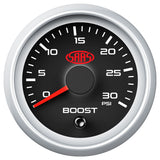 Boost Gauge Diesel 0-30 psi 52mm Black Muscle Series 2