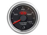 Water Temp Gauge 40°-120° 52mm Black Muscle Series 2